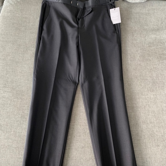 Men's peak lapel black tuxedo from The Black Tux - Picture 15 of 16